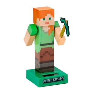 Solcelle figur Minecraft Hakke h:11cm